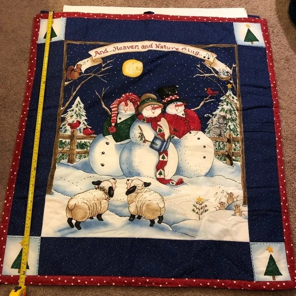 Christmas decoration sheet size 37”x34”